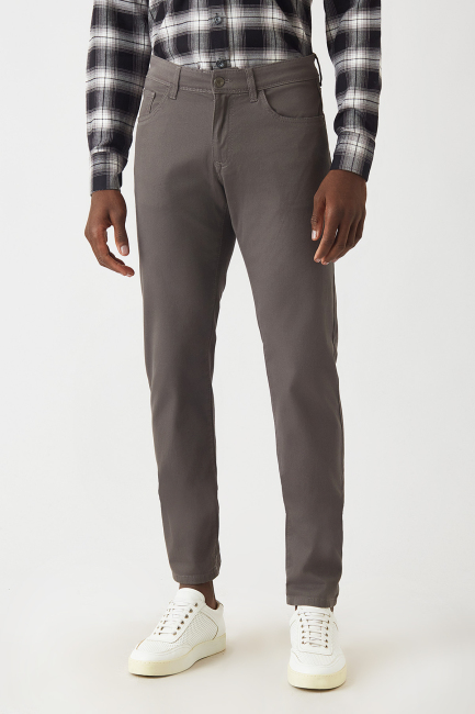 5 Cepli Gri Spor Erkek Pantolon 