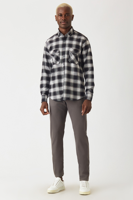 5 Cepli Gri Spor Erkek Pantolon - 4