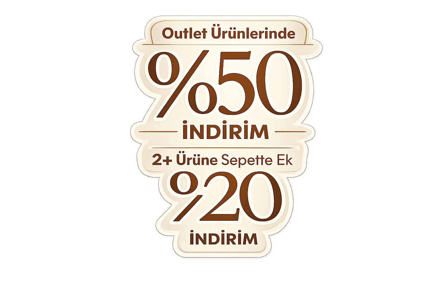 2 üzeri indirim
