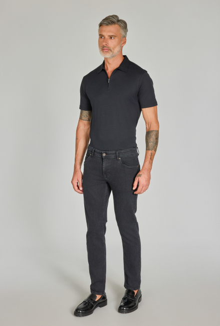 Antrasit Denim Pamuklu 5 Cepli Erkek Pantolon - 6