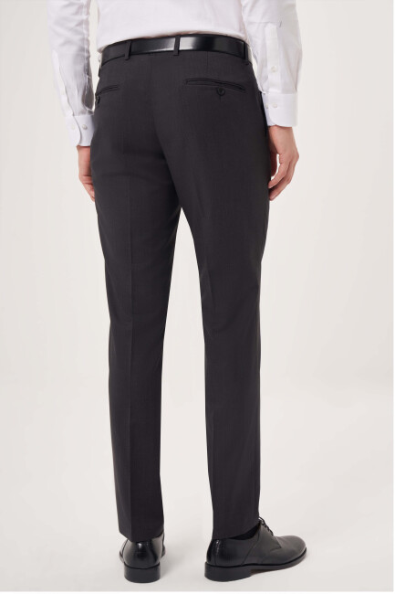 Antrasit Dokuma Klasik Erkek Pantolon - 2