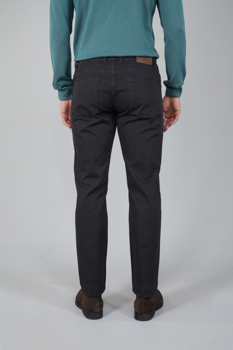 Antrasit Gabardin Pamuklu 5 Cepli Spor Pantolon (1)