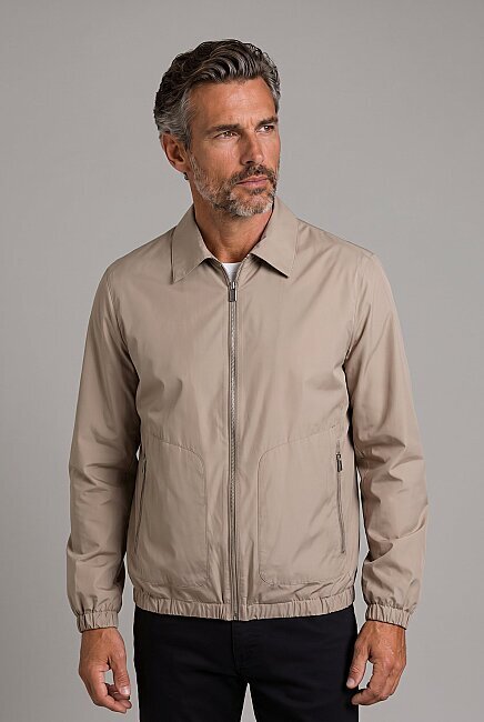 Bej Regular Fit Bebe Yaka Mont (3)