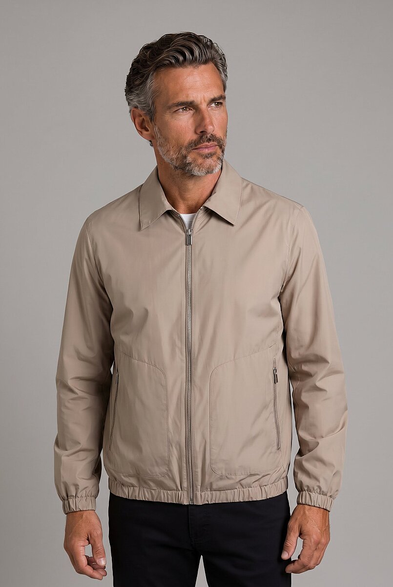 Bej Regular Fit Bebe Yaka Mont - 4