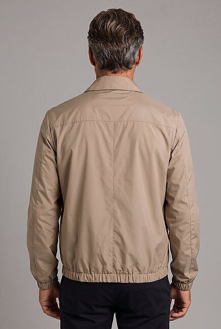 Bej Regular Fit Bebe Yaka Mont (1)