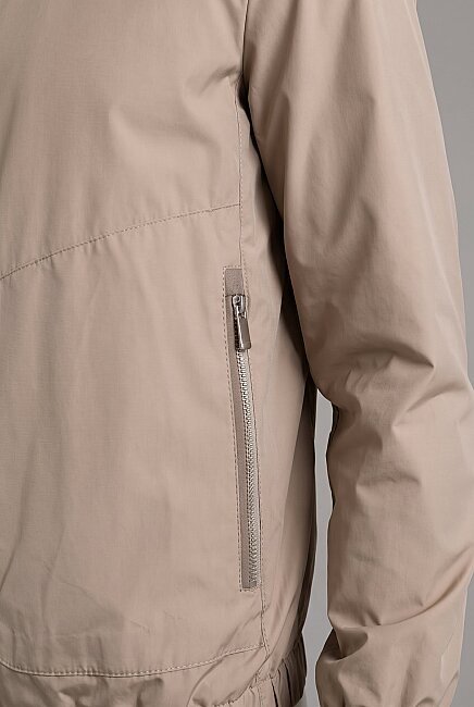 Bej Regular Fit Bebe Yaka Mont (2)
