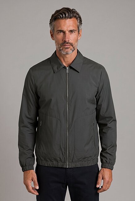 Haki Regular Fit Bebe Yaka Mont (3)
