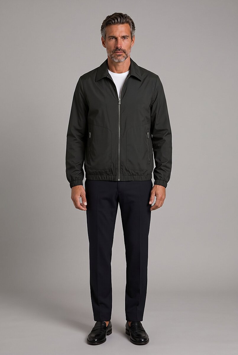 Haki Regular Fit Bebe Yaka Mont - 5