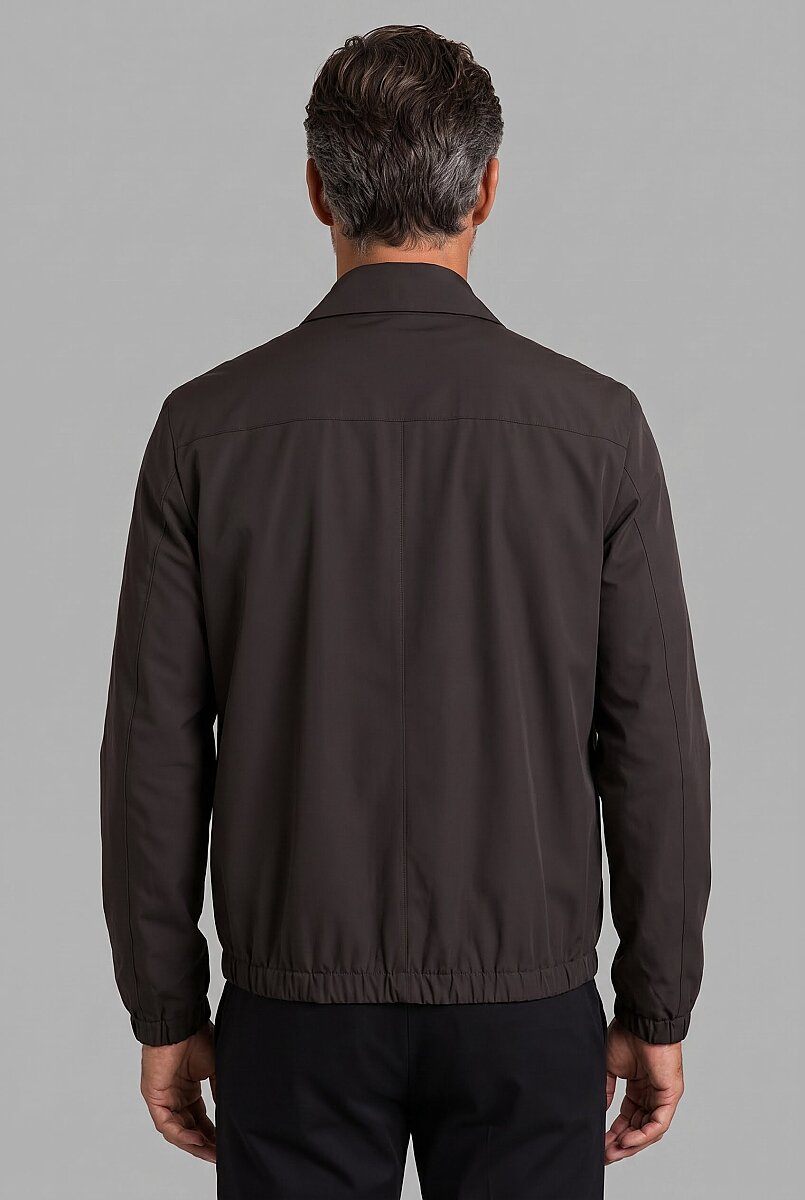 Kahve Regular Fit Bebe Yaka Mont (1)