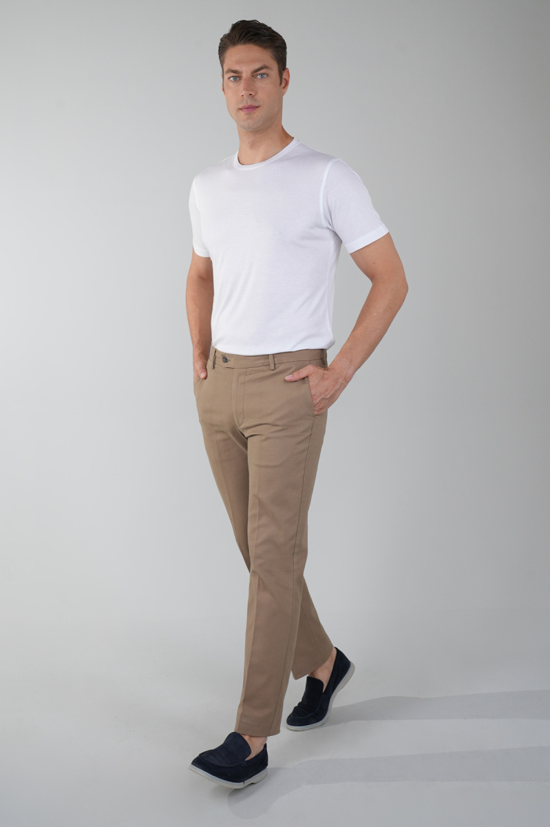 Bej 4 Cepli Spor Erkek Pantolon - 5