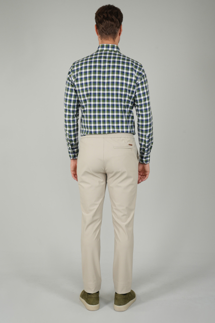 Bej Jagger Lastikli Rahat Spor Erkek Pantolon (1)