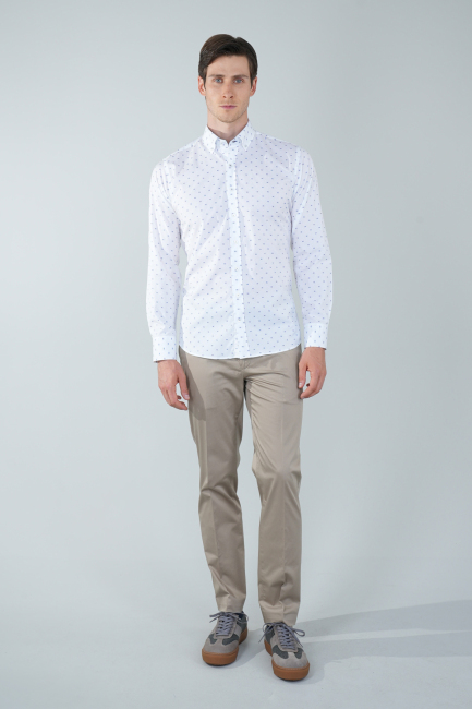 Bej Pamuklu 4 Cepli Erkek Basic Spor Pantolon - 5