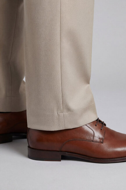 Bej Yün Dokuma Erkek Klasik Pantolon - 4