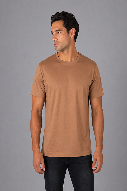 Taba Bisiklet Yaka T-shirt