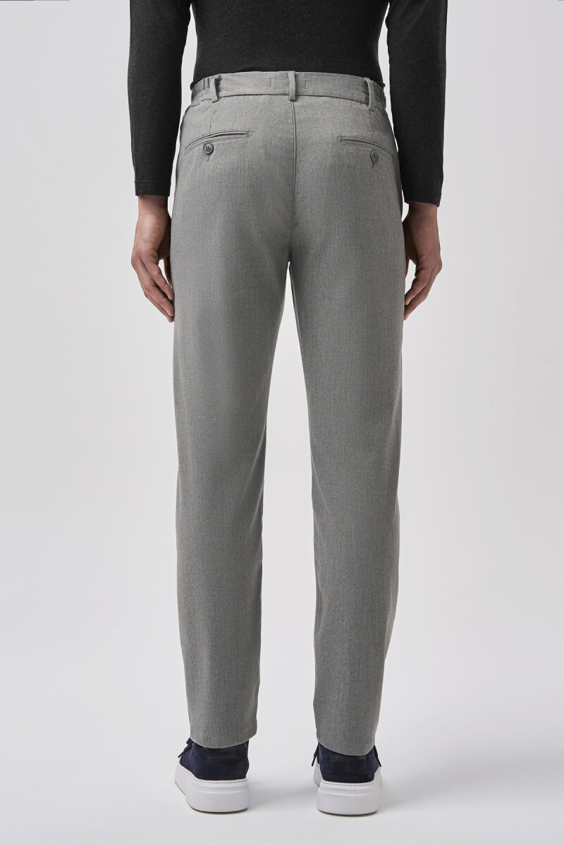 Bisse Studio Erkek 5 Cepli Jogger Spor Pantolon Gri - 3