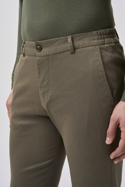 Bisse Studio Erkek 5 Cepli Jogger Spor Pantolon Haki - 4