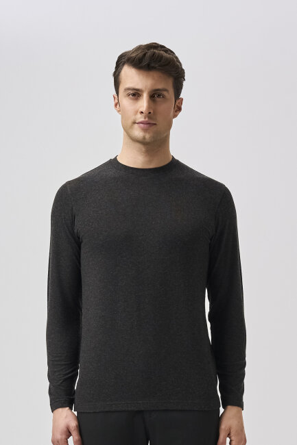 Bisse Studio Erkek Bisiklet Yaka Triko Sıyah - 5