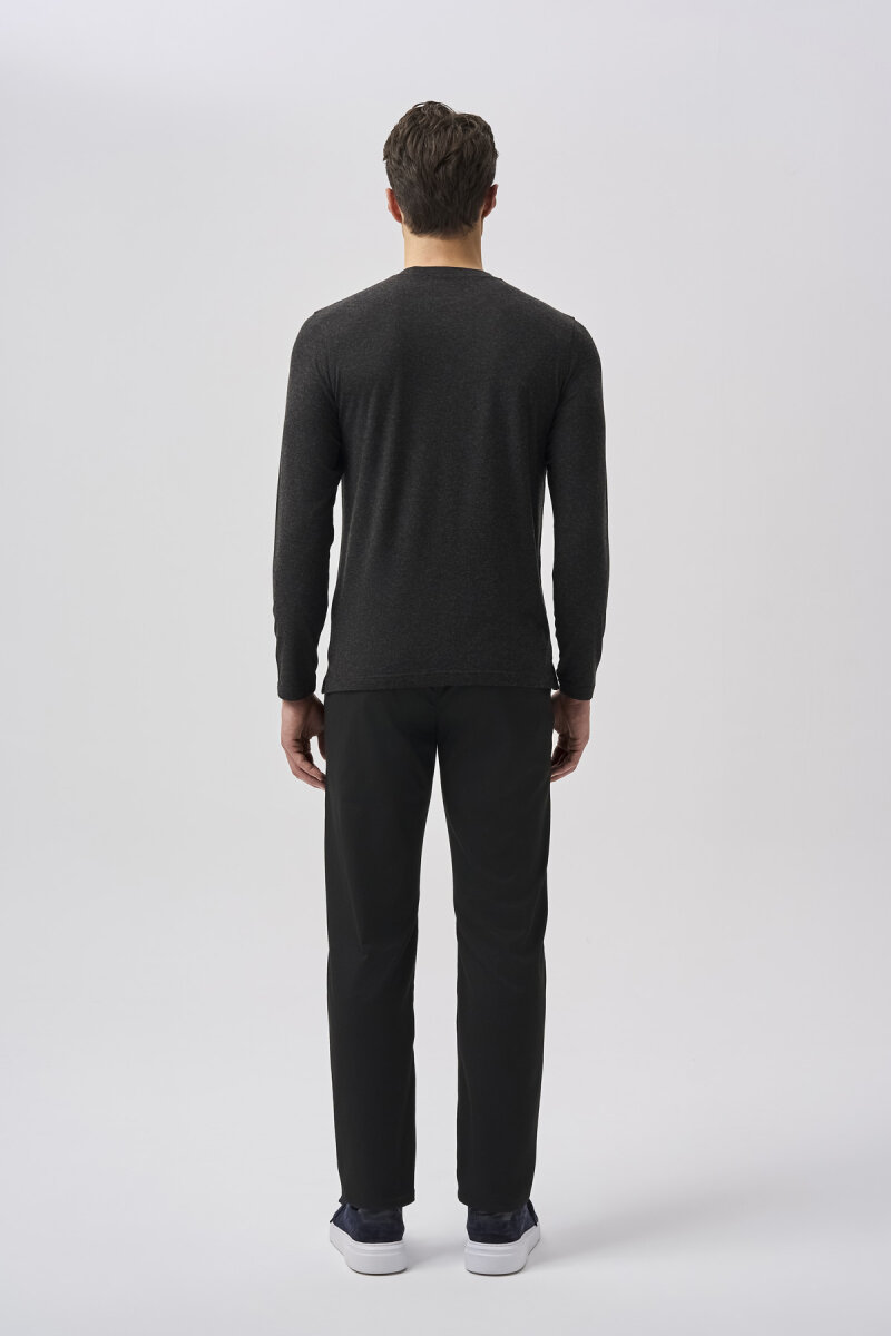 Bisse Studio Erkek Bisiklet Yaka Triko Sıyah - 3