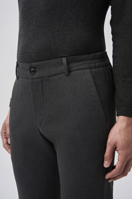 Bisse Studio Erkek Jogger Spor Pantolon Koyu Gri - 4