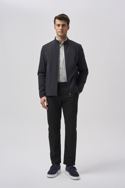 Bisse Studio Erkek Lacivert Kapitone Mont (1)