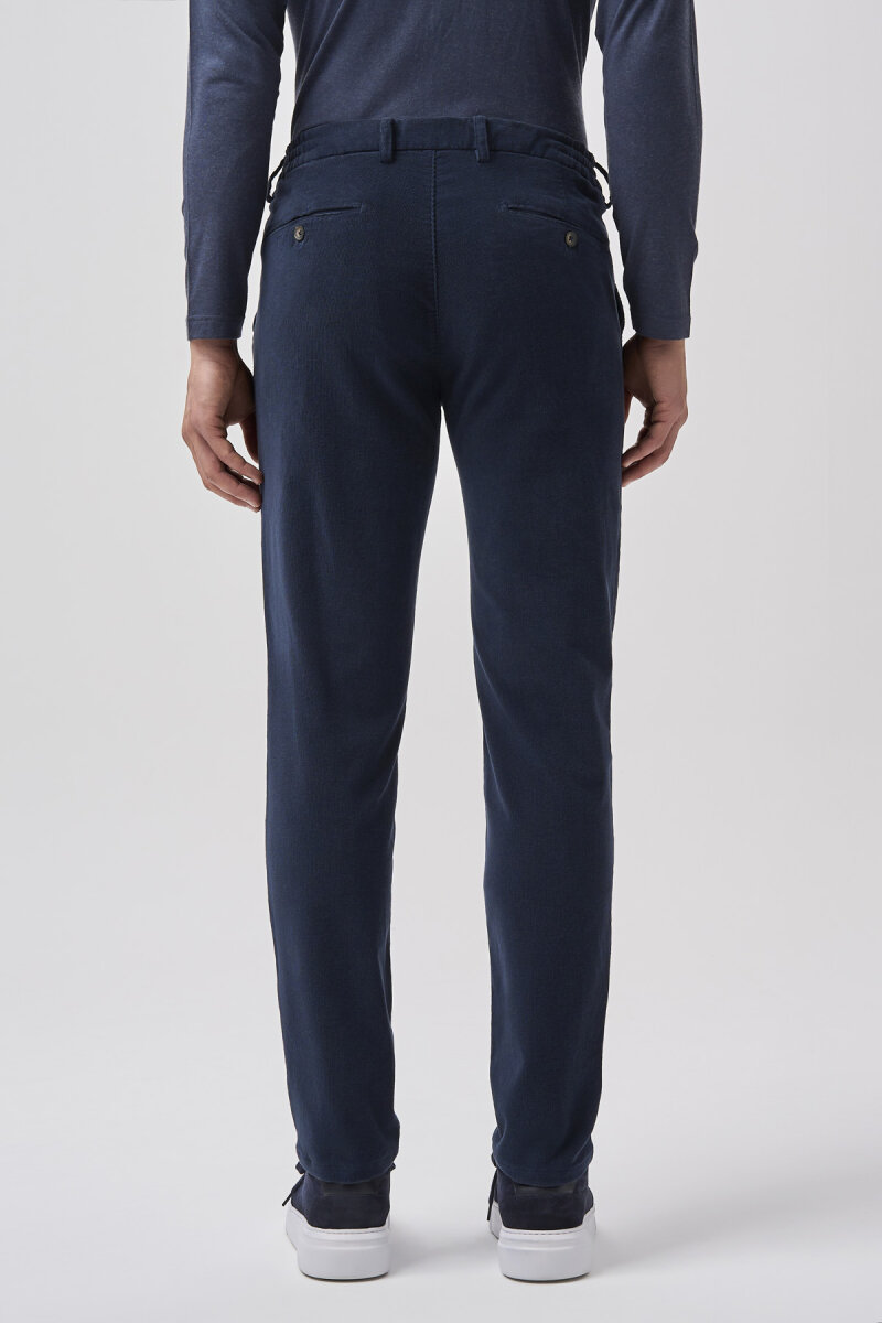 Bisse Studio Erkek Spor Kadife Pantolon Lacivert - 3