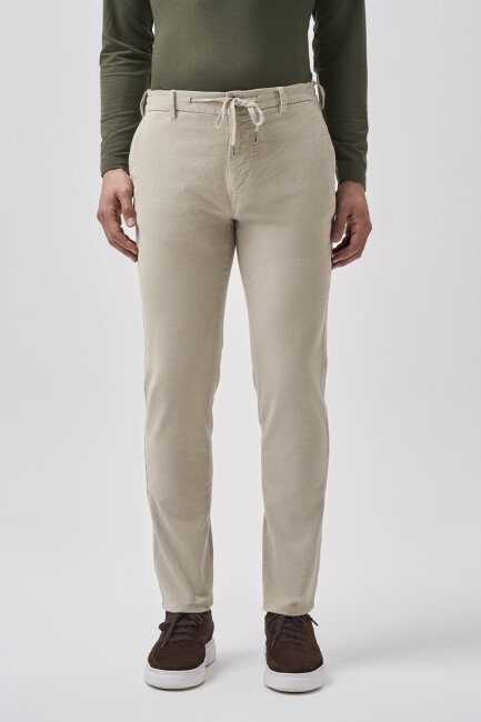 Bisse Studio Erkek Spor Kadife Pantolon Taş