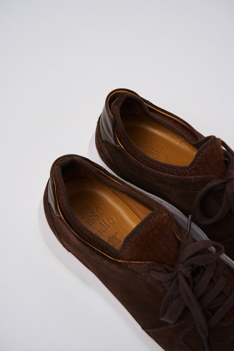 Bisse Studio Erkek Spor Süet Kahve Ayakkabı - 4