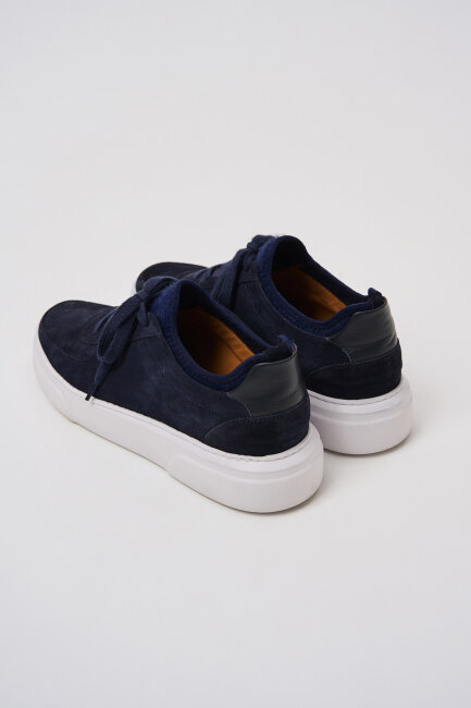 Bisse Studio Erkek Spor Süet Lacivert Ayakkabı - 4