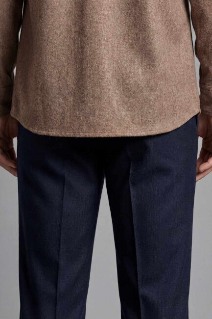 Bisse Studio Erkek Uzun Kollu Çift Cepli Oduncu Gömlek Camel - 4