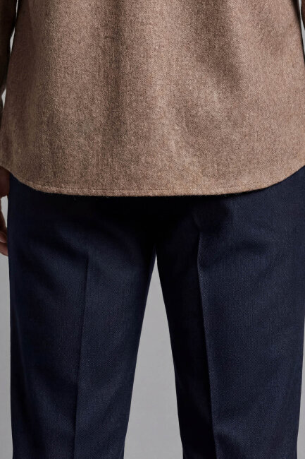 Bisse Studio Erkek Uzun Kollu Çift Cepli Oduncu Gömlek Camel (5)