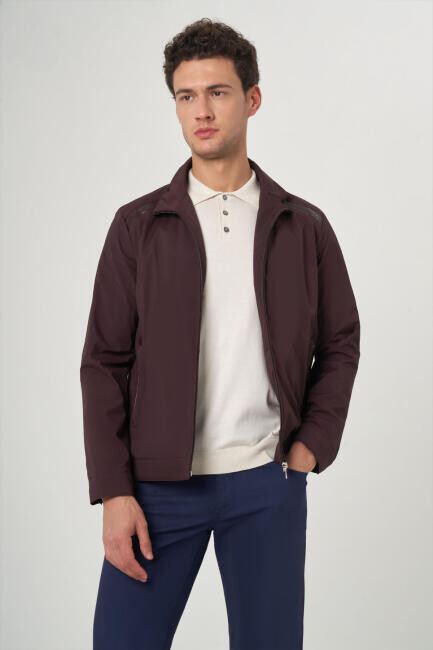 Burgundy Men's Coat