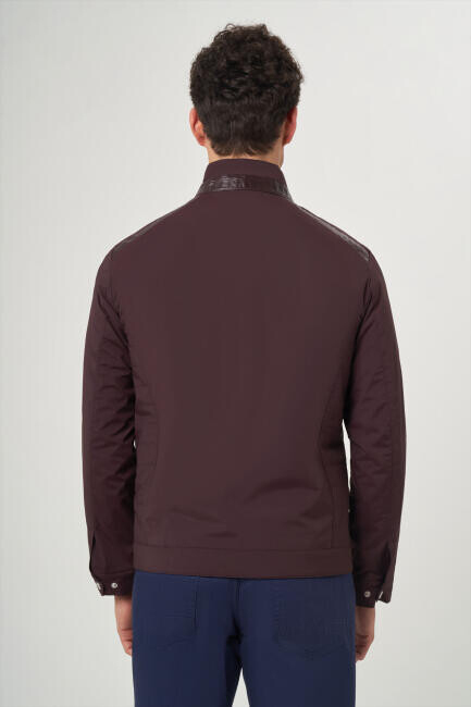 Burgundy Men's Coat (1)