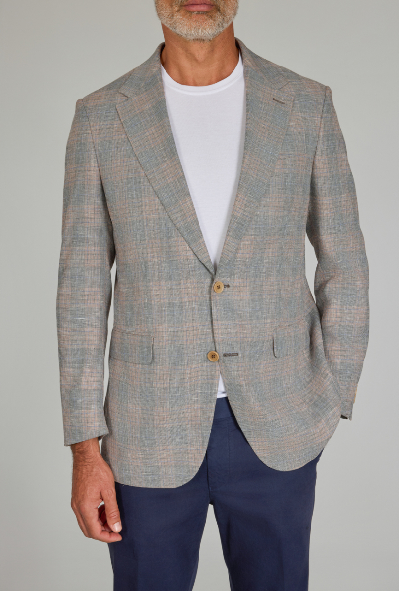 6 Drop 2 Düğmeli Çift Yırtmaçlı Ceket Kahve - 2