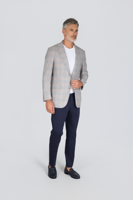 6 Drop 2 Düğmeli Çift Yırtmaçlı Ceket Kahve - 3