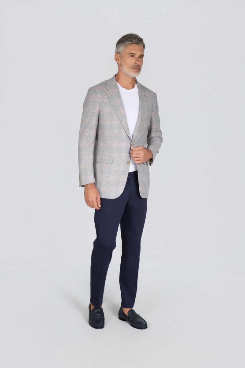 6 Drop 2 Düğmeli Çift Yırtmaçlı Ceket Kahve - 3