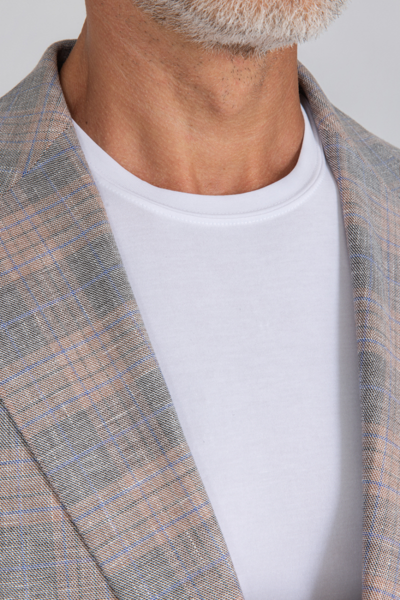 6 Drop 2 Düğmeli Çift Yırtmaçlı Ceket Kahve - 5