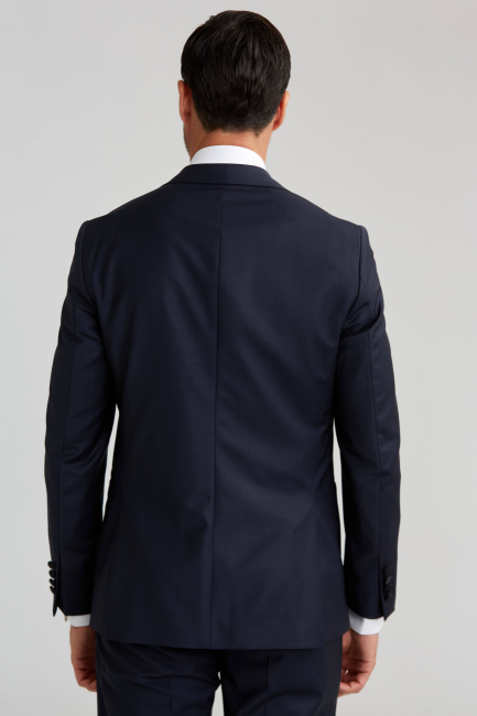 Çıkma Yaka Siyah Erkek Smokin Takım - 5