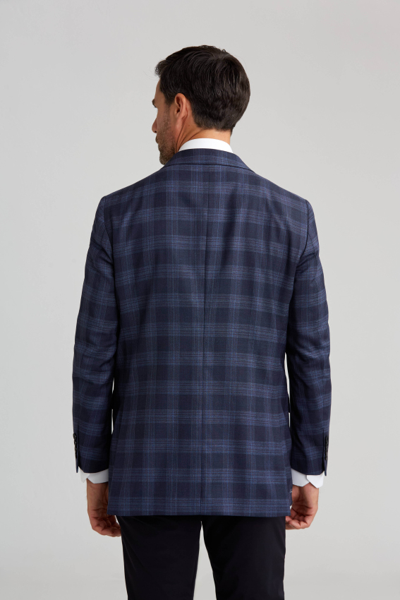 DOKUMA ÇİFT YIRTMAÇ 6 DROP CEKET Lacivert - 2