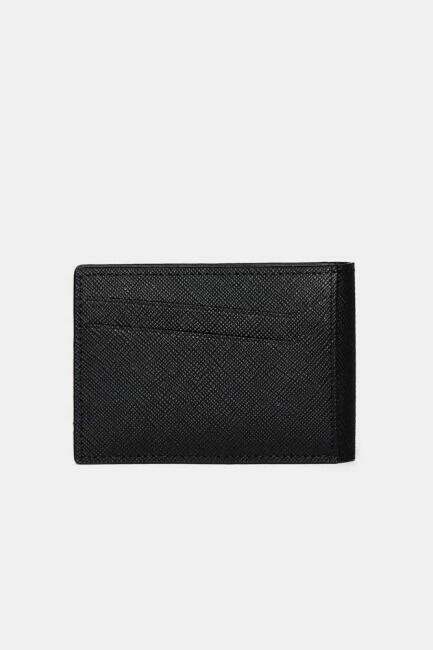 Desenli Deri Siyah Erkek Kartvizit - 3