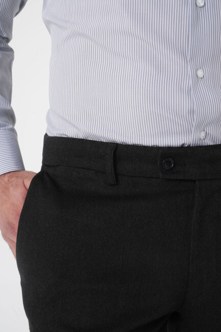 Erkek 4 Cepli Klasik Antrasit Pantolon - 5