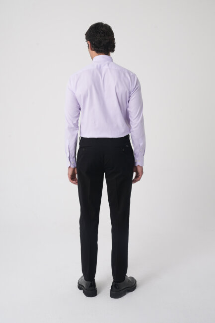 Erkek 4 Cepli Siyah Klasik Pantolon (1)