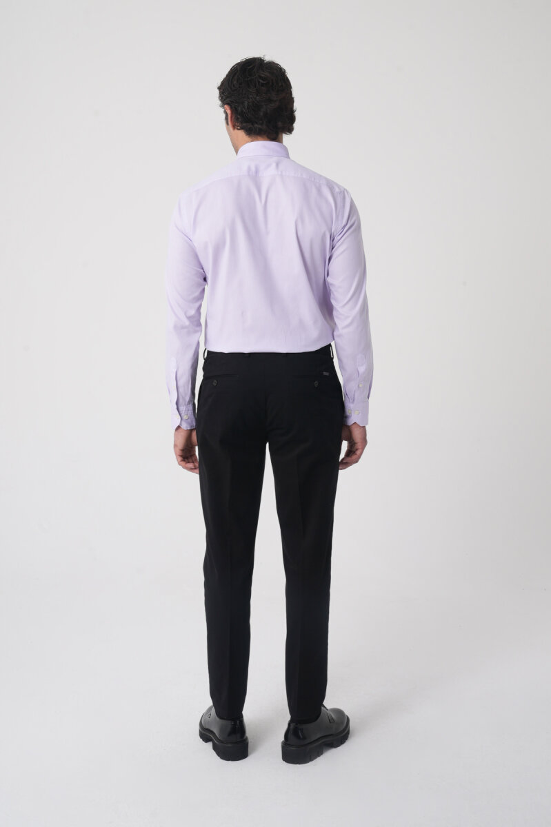 Erkek 4 Cepli Siyah Klasik Pantolon (1)