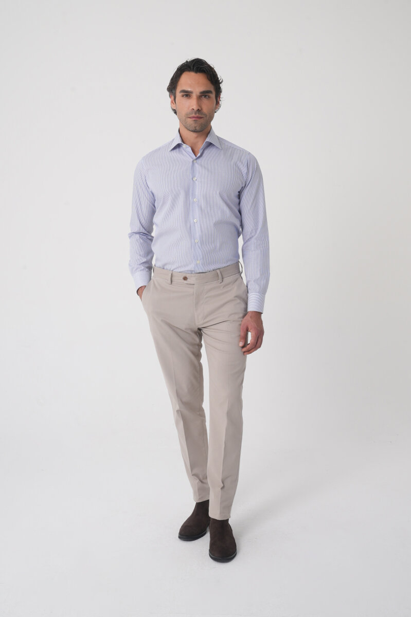 Erkek 4 Cepli Taş Klasik Pantolon - 4