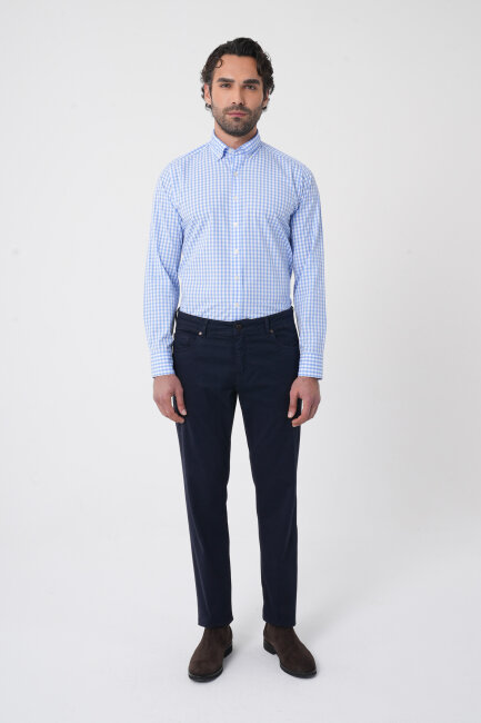 Erkek 5 Cepli Spor Pantolon Lacivert - 1