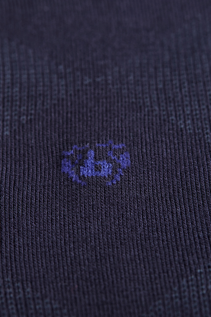 Erkek Baklava Desenli Bambu Dikişsiz Uzun Soket Lacivert Çorap (1)