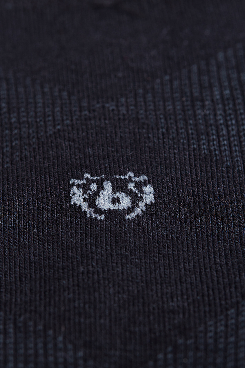 Erkek Bambu Antrasit Desenli Siyah Soket Çorap - 2