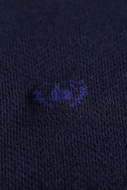 Erkek Bambu Desenli Lacivert Çorap (1)