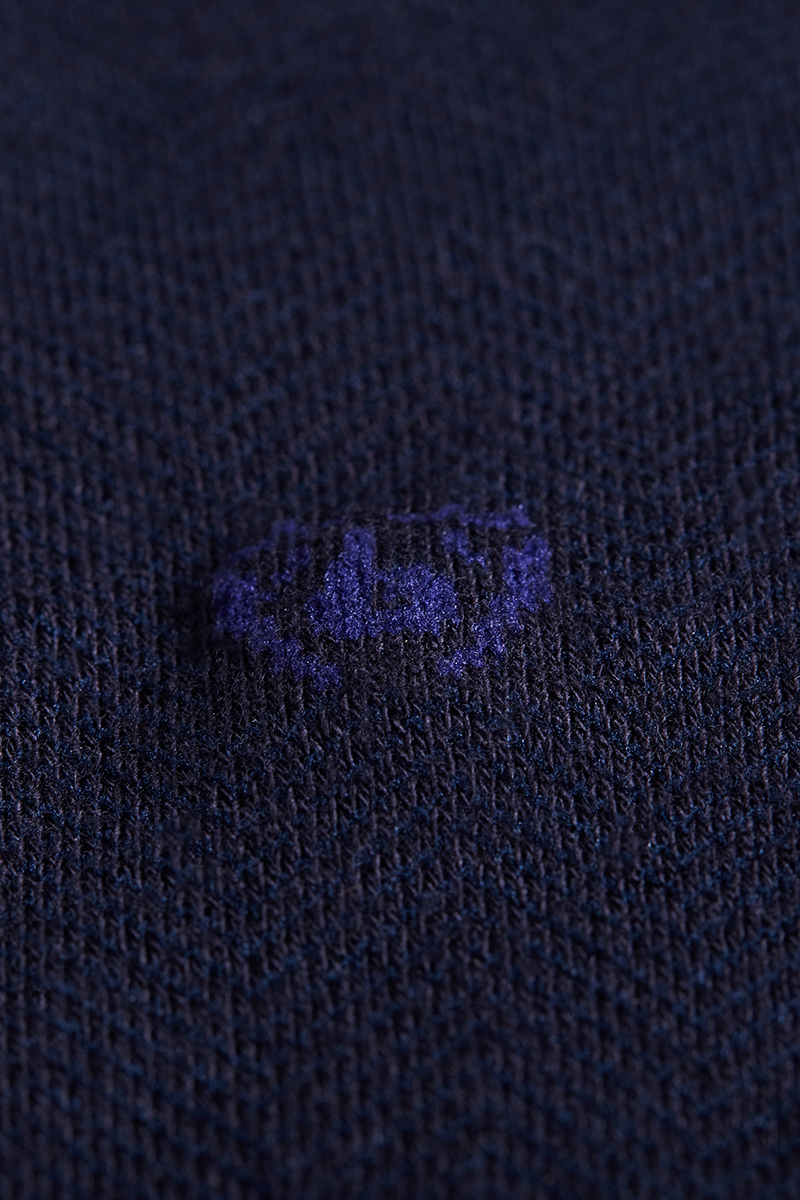 Erkek Bambu Desenli Lacivert Çorap (1)