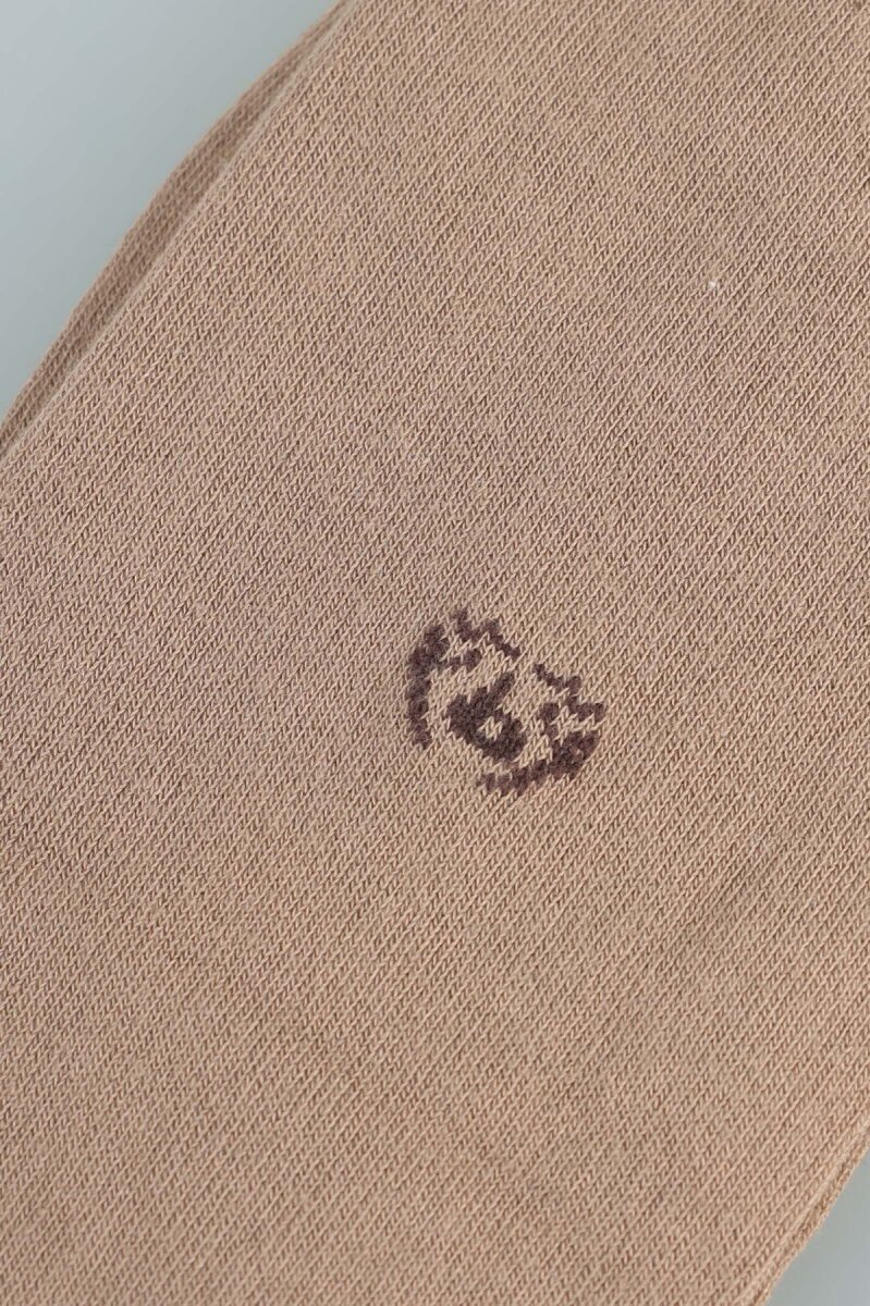 Erkek Bambu Dikişsiz Uzun Çorap Açık Kahve - 3