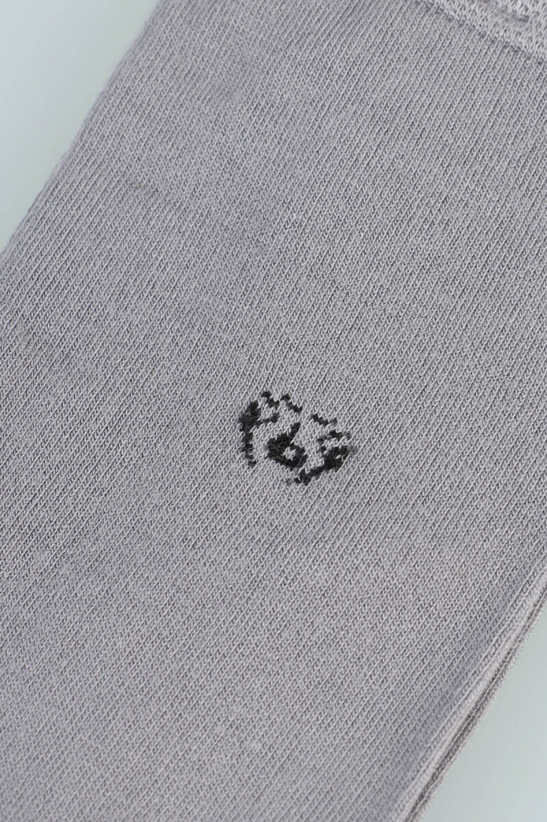 Erkek Bambu Dikişsiz Uzun Çorap Gri - 3